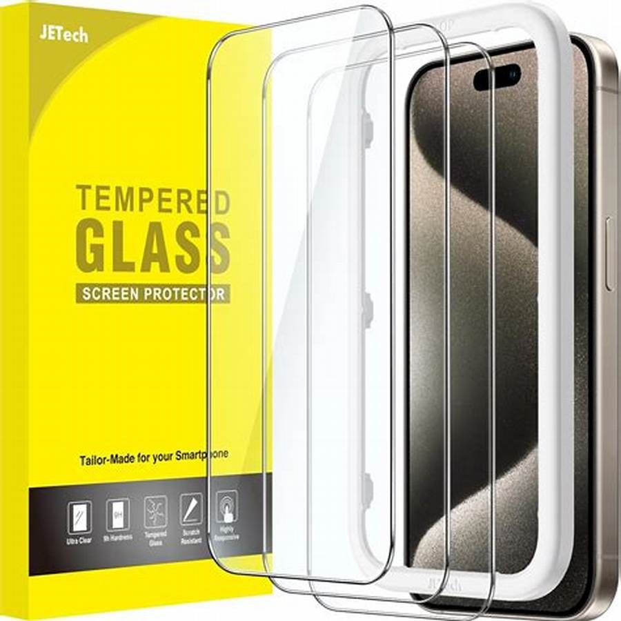 iPhone 15 Pro Max Tempered Glass Protector